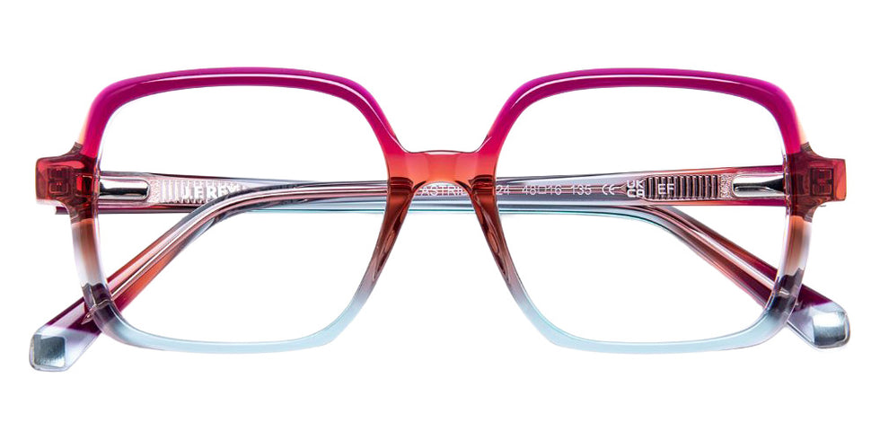 J.F. Rey® Astrid Oversized Eyeglasses - Gradient Red/Blue
