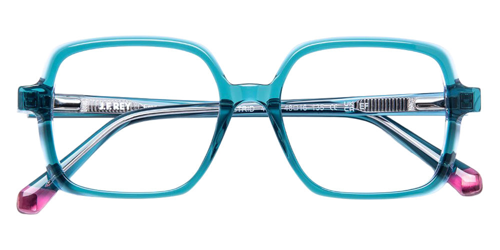 J.F. Rey® Astrid Oversized Eyeglasses - Green Blue/Pink