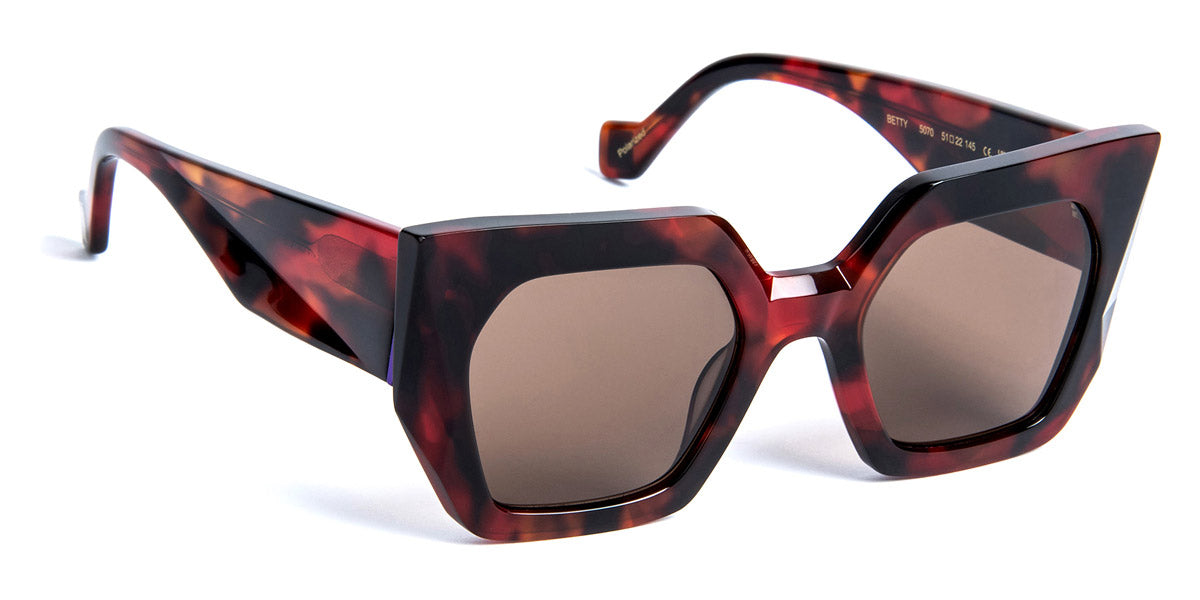J.F. Rey® Betty JFR Betty 5070 51 - 5070 Demi Yellow / Purple BL Sunglasses