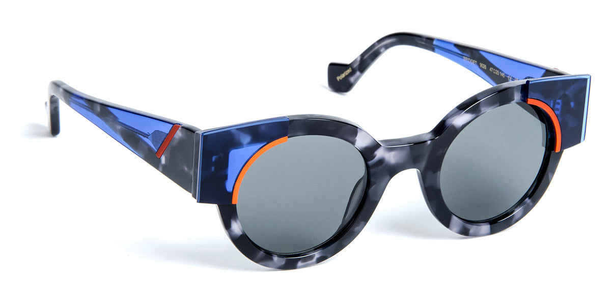 J.F. Rey® Bridget JFR Bridget 9026 47 - 9026 Demi Silver / Blue GL Sunglasses
