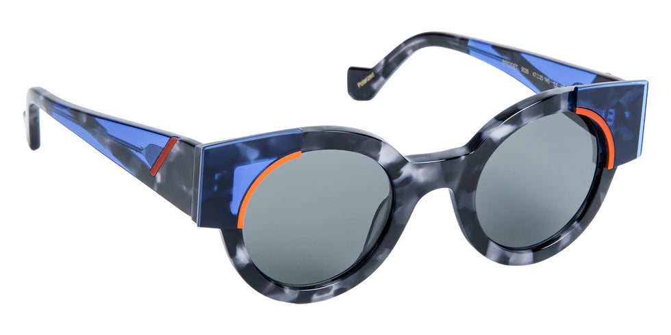 J.F. Rey® BRIDGET JFR BRIDGET 9026 47 - Demi Silver/Blue Gl Sunglasses