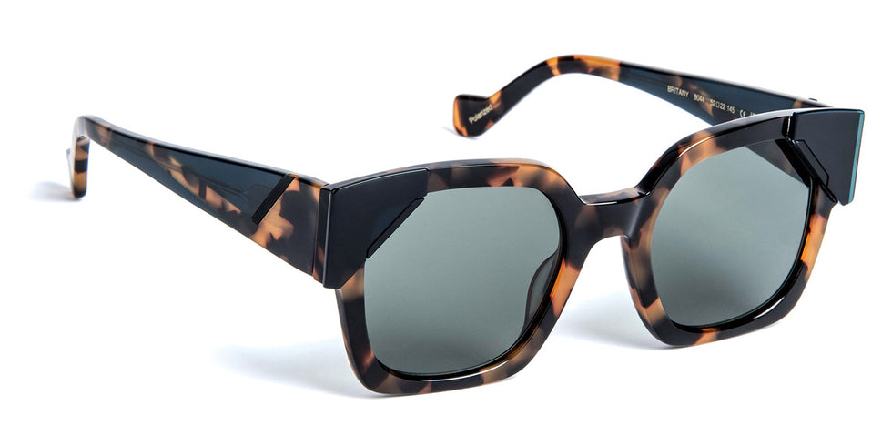 J.F. Rey® Britany JFR Britany 9044 52 - 9044 Demi Dark / Green Peacock GL Sunglasses