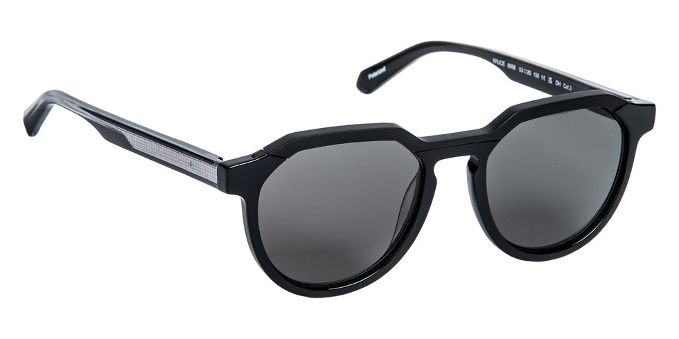J.F. Rey® BRUCE JFR BRUCE 0008 53 - Alu Black/Acetate Black+Lenses Grey Ar Sunglasses