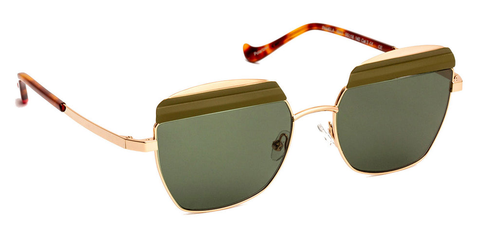 J.F. Rey® Pamela JFR Pamela 5843 55 - 5843 Gold Pink/Khaki Sunglasses