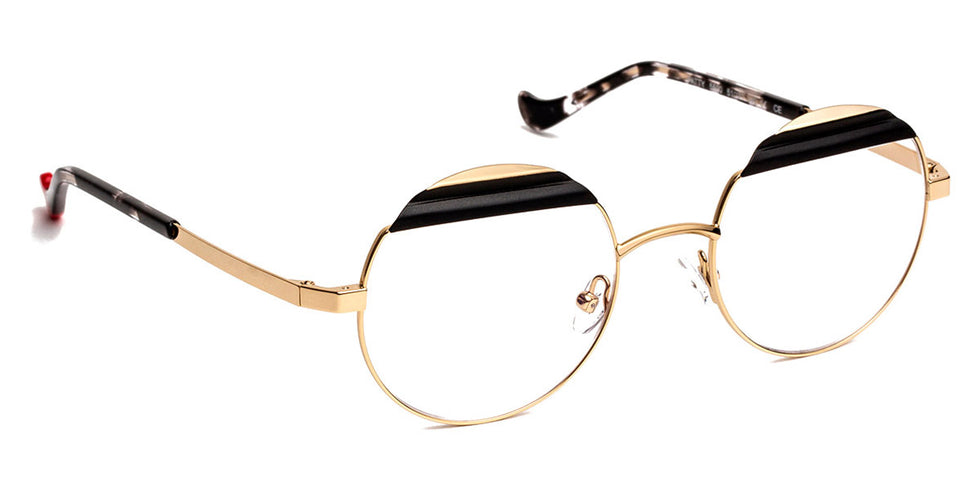 J.F. Rey® Patty JFR Patty 5500 51 - 5500 Gold/Black Eyeglasses