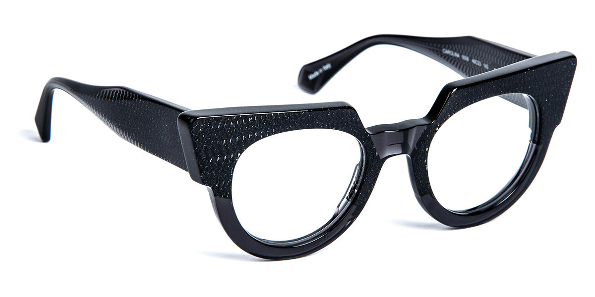 J.F. Rey® Carolina JFR Carolina 0008 49 - 0008 Black Geometric / Grey Eyeglasses