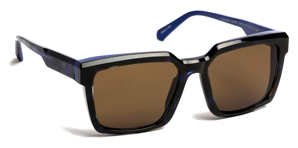 J.F. Rey® Columbus Sun JFR Columbus Sun 2590SOL 55 - 2590SOL Blue/Demi Blue Sunglasses