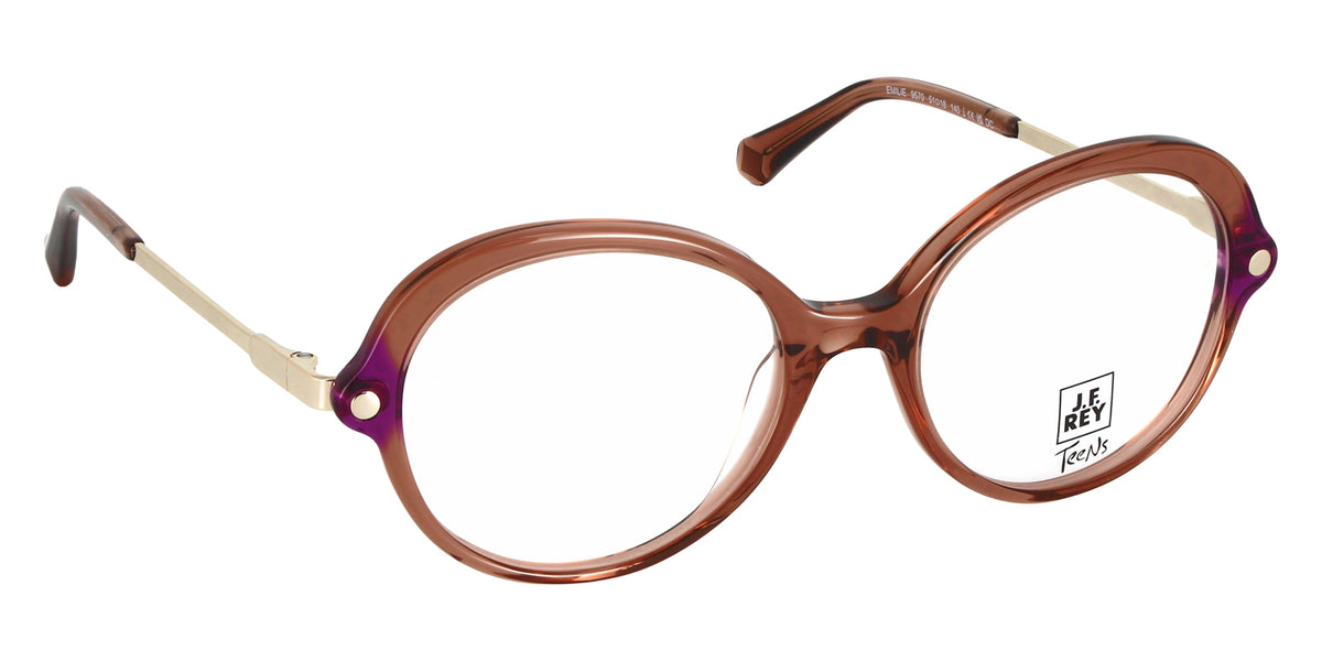 J.F. Rey® EMILIE JFR EMILIE 9570 51 - Brown/Purple Eyeglasses