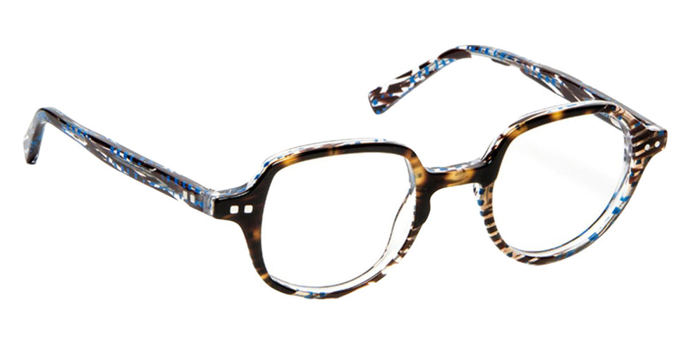 J.F. Rey® Gabriel Round Eyeglasses - Tortoiseshell/Blue