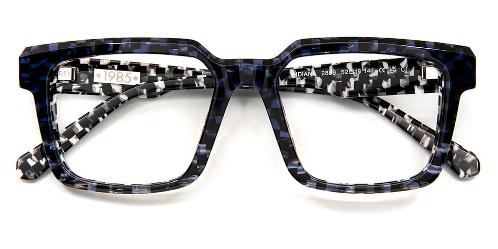 J.F. Rey® Indiana JFR Indiana 2809 52 - 2809 Blue Striped Eyeglasses