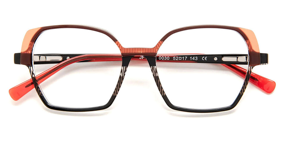 J.F. Rey® JF1511 JFR JF1511 0030 52 - 0030 Beautiful Black/Red Eyeglasses