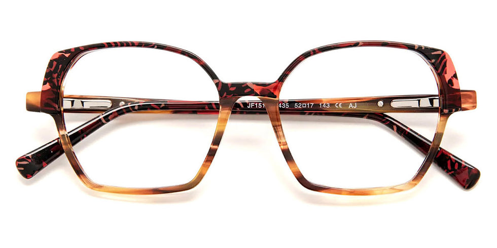 J.F. Rey® JF1511 JFR JF1511 9435 52 - 9435 Demi/Burgundy Eyeglasses