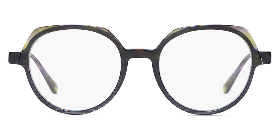 J.F. Rey® JF1512 JFR JF1512 0540 49 - 0540 Stripes Black/Green Eyeglasses