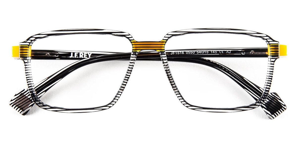 J.F. Rey® JF1516 JFR JF1516 0550 54 - 0550 Caviar/Orange Eyeglasses