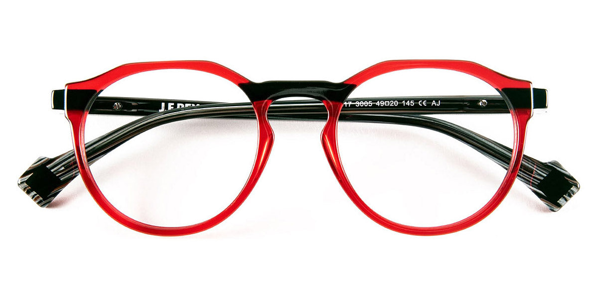 J.F. Rey® JF1517 JFR JF1517 3005 49 - 3005 Red/Caviar Eyeglasses