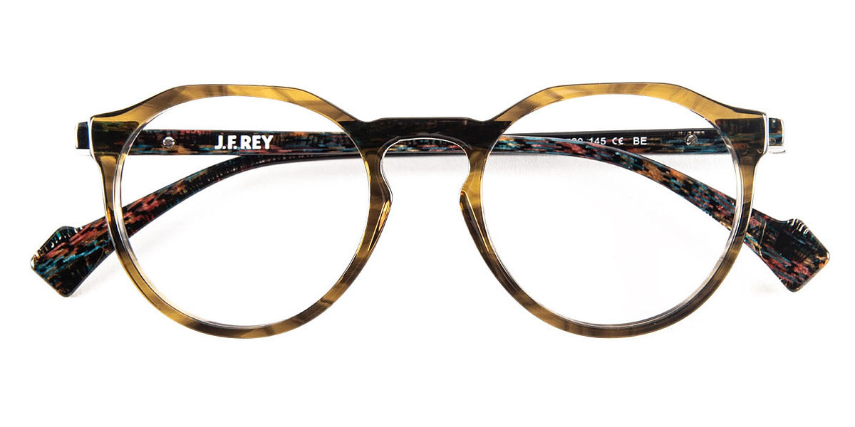 J.F. Rey® JF1517 JFR JF1517 4525 49 - 4525 Dark Green/Tissue Blue Eyeglasses