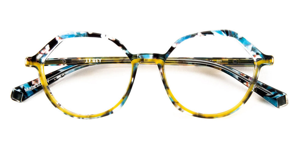 J.F. Rey® JF1519 JFR JF1519 2590 50 - 2590 Blue Garden/Demi Yellow Eyeglasses