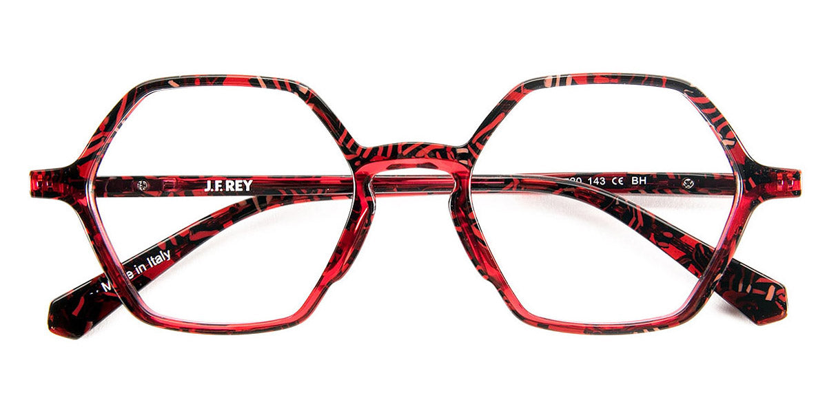 J.F. Rey® JF1520 JFR JF1520 3530 50 - 3530 Red Garden/Red Eyeglasses
