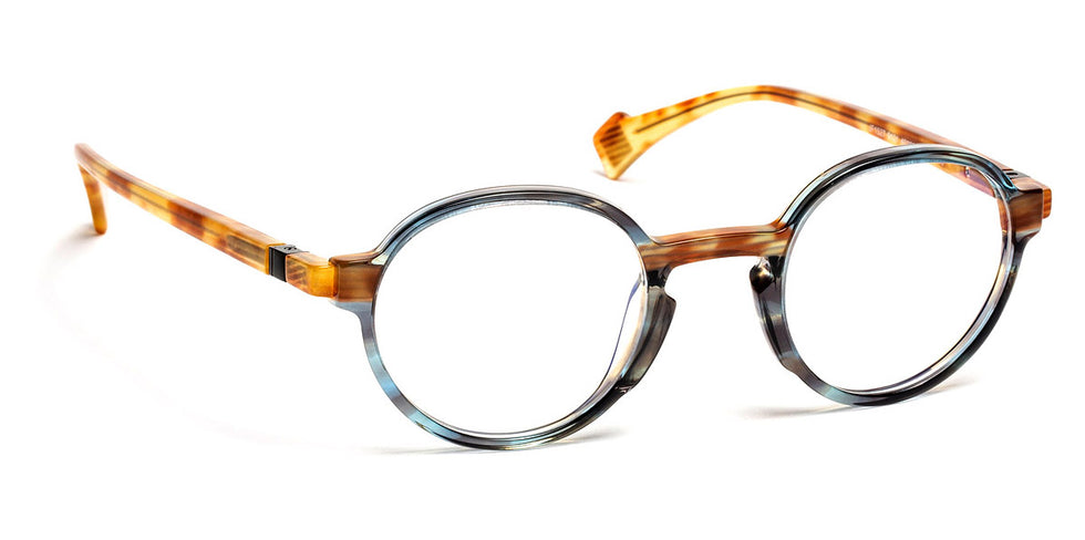 J.F. Rey® JF1527 JFR JF1527 9121 46 - 9121 HORN/STRIPES DEMI Eyeglasses