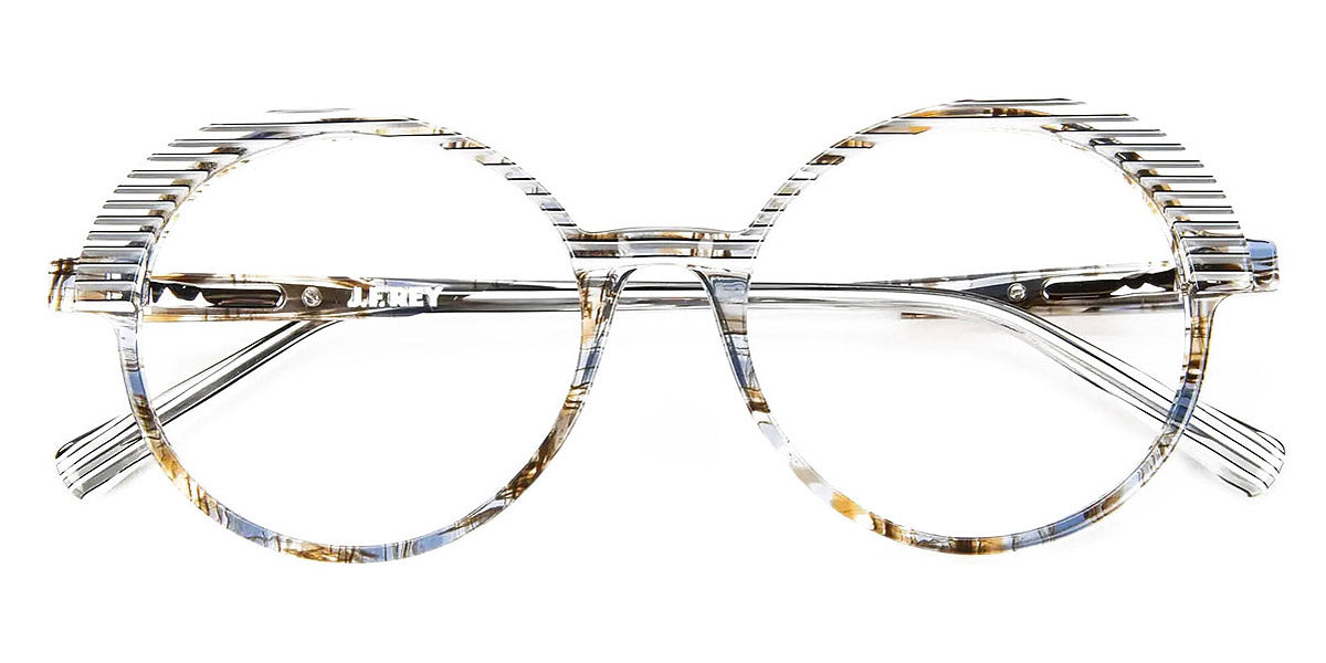 J.F. Rey® JF1528 JFR JF1528 1090 54 - 1090 Demi Blue/Strips Black/White Eyeglasses