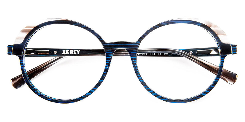 J.F. Rey® JF1528 JFR JF1528 2520 54 - 2520 Strips Blue/Brown Eyeglasses
