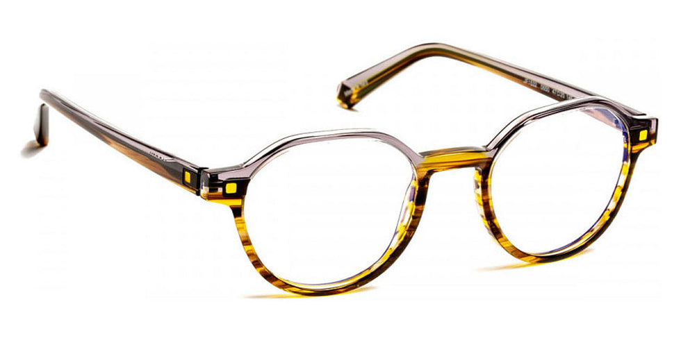 J.F. Rey® JF1532 JFR JF1532 0650 47 - 0650 Gray Gun/Demi Yellow Eyeglasses