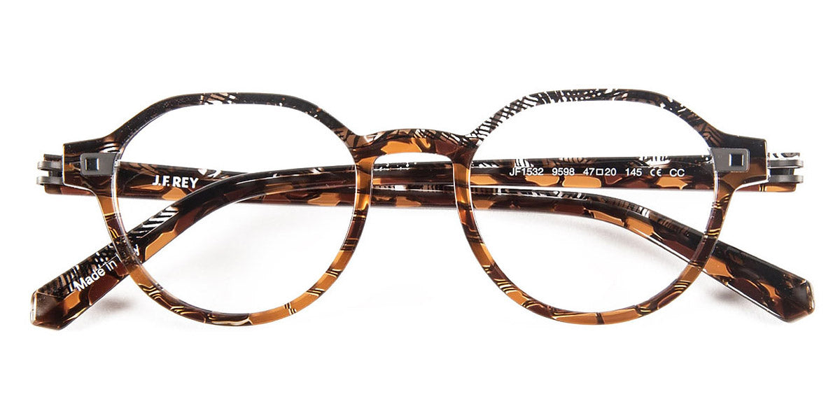 J.F. Rey® JF1532 JFR JF1532 9598 47 - 9598 Demi/Brown Graphic Eyeglasses