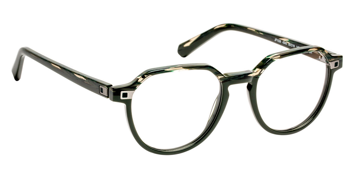 J.F. Rey® JF1538 JFR JF1538 4343 50 - 4343 Green Marble/Khaki Eyeglasses