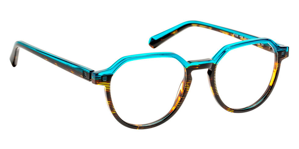 J.F. Rey® JF1538 JFR JF1538 4498 50 - 4498 Green Peacock/Demi Eyeglasses