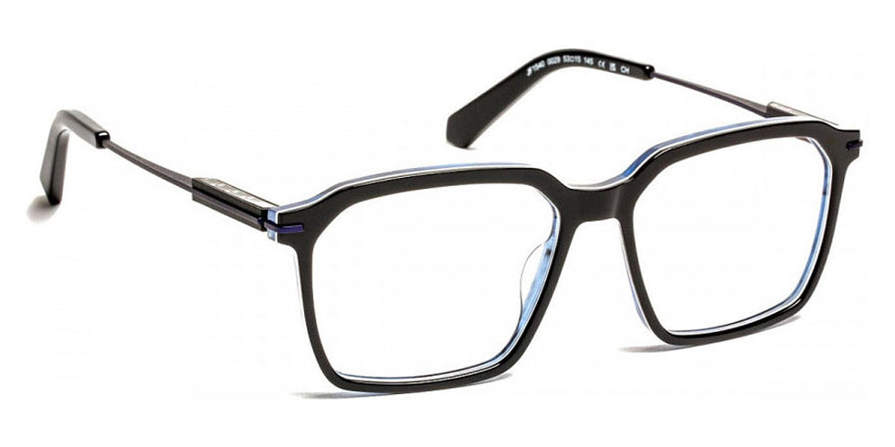 J.F. Rey® JF1540 JFR JF1540 0029 53 - 0029 Black/Blue Eyeglasses