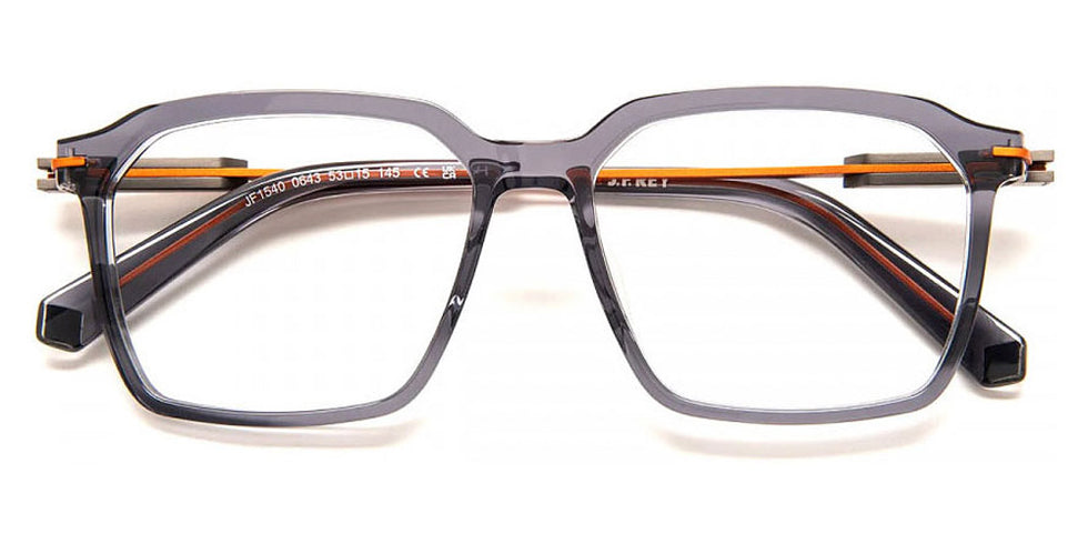 J.F. Rey® JF1540 JFR JF1540 0643 53 - 0643 Gray Eyeglasses
