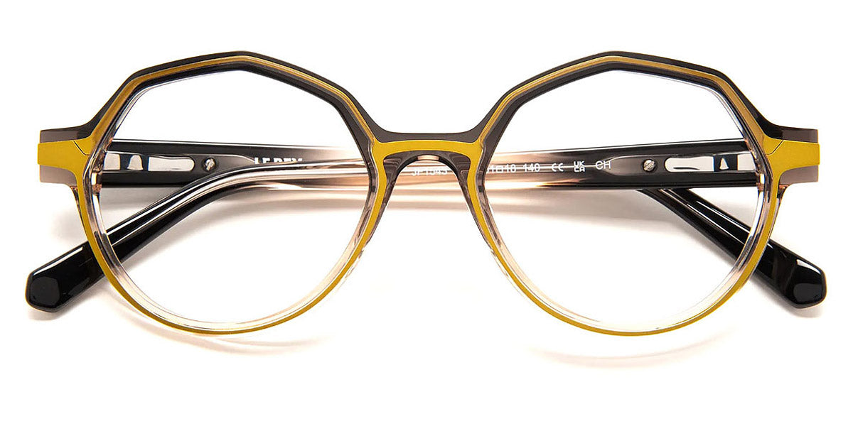 J.F. Rey® JF1543 JFR JF1543 0050 51 - 0050 Black/Yellow Eyeglasses