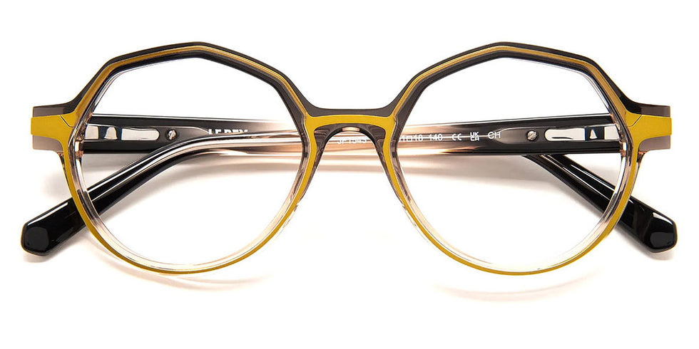 J.F. Rey® JF1543 JFR JF1543 0050 51 - 0050 Black/Yellow Eyeglasses