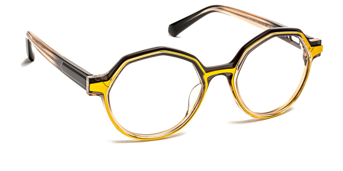 J.F. Rey® JF1543 JFR JF1543 0050 51 - 0050 Black/Yellow Eyeglasses