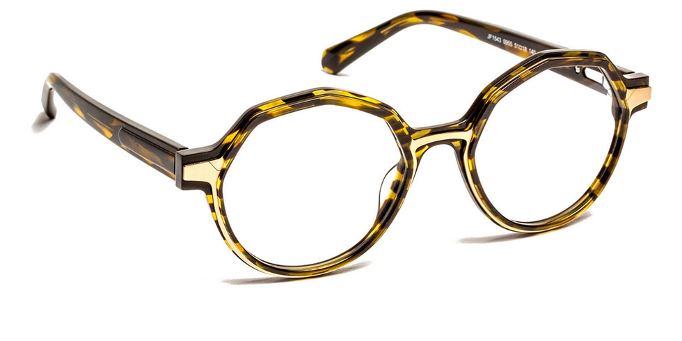 J.F. Rey® JF1543 JFR JF1543 0955 51 - 0955 Demi/Gold Eyeglasses