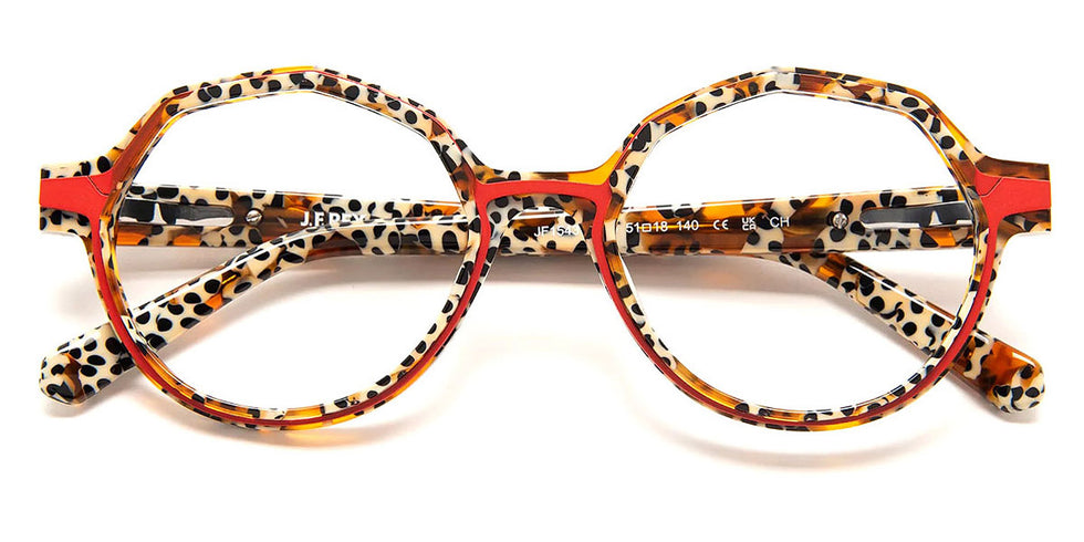 J.F. Rey® JF1543 JFR JF1543 9460 51 - 9460 Brown Tiger/Orange Eyeglasses