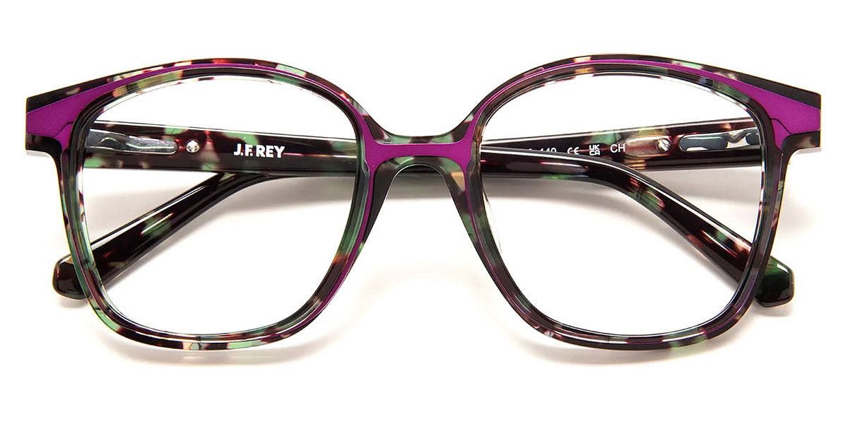 J.F. Rey® JF1544 JFR JF1544 4785 51 - 4785 Green Blue/Pink Dark Eyeglasses