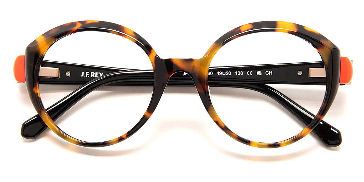 J.F. Rey® JF1546 JFR JF1546 9860 49 - 9860 Demi/Orange Eyeglasses