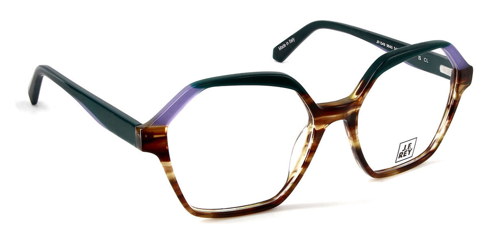 J.F. Rey® JF1549 JFR JF1549 9840 54 - 9840 Brown/Green Eyeglasses