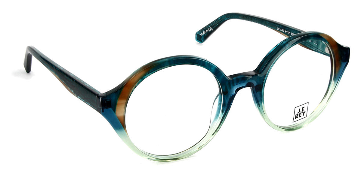 J.F. Rey® JF1550 JFR JF1550 4152 48 - 4152 Green/Honey Eyeglasses
