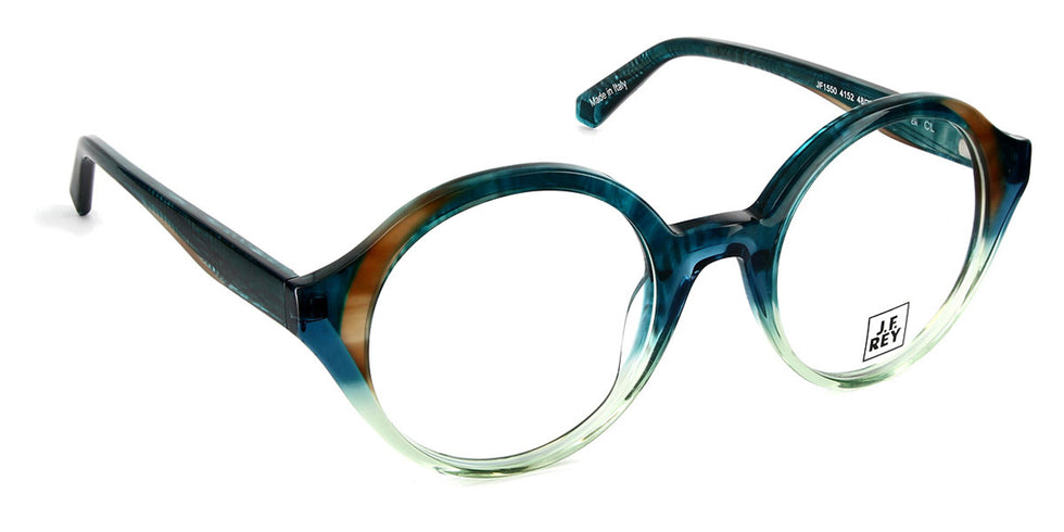 J.F. Rey® JF1550 JFR JF1550 4152 48 - 4152 Green/Honey Eyeglasses