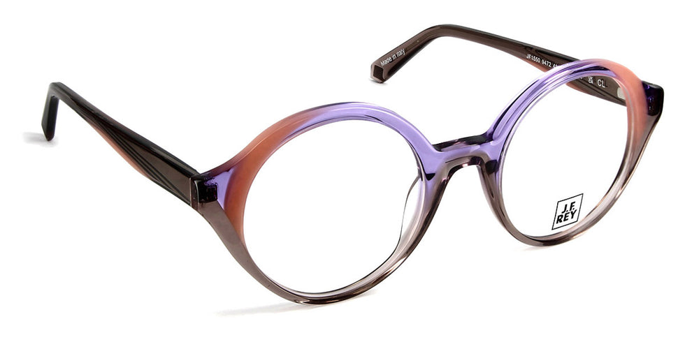 J.F. Rey® JF1550 JFR JF1550 9472 48 - 9472 Purple/Coral Eyeglasses