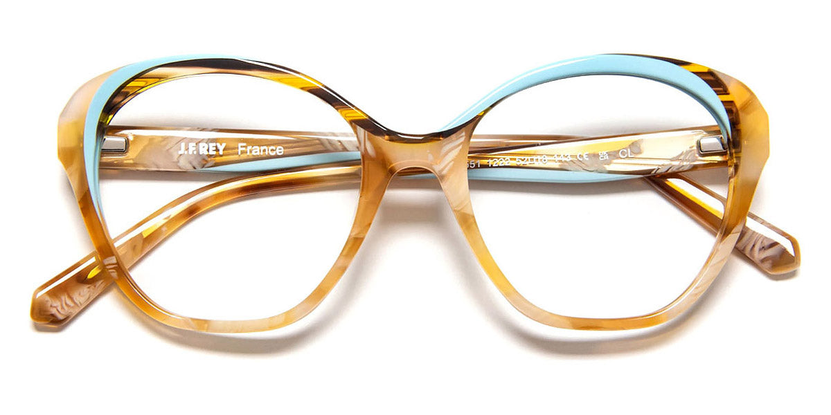 J.F. Rey® JF1551 JFR JF1551 1222 52 - 1222 Ivory/Blue Eyeglasses
