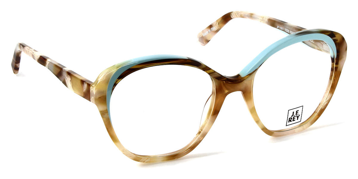 J.F. Rey® JF1551 JFR JF1551 1222 52 - 1222 Ivory/Blue Eyeglasses