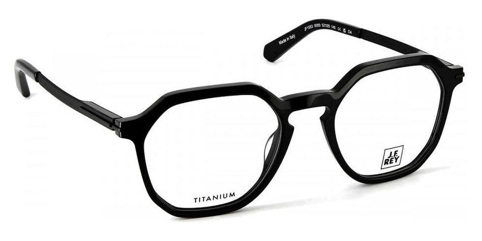 J.F. Rey® JF1553 JFR JF1553 0000 52 - 0000 Black Eyeglasses