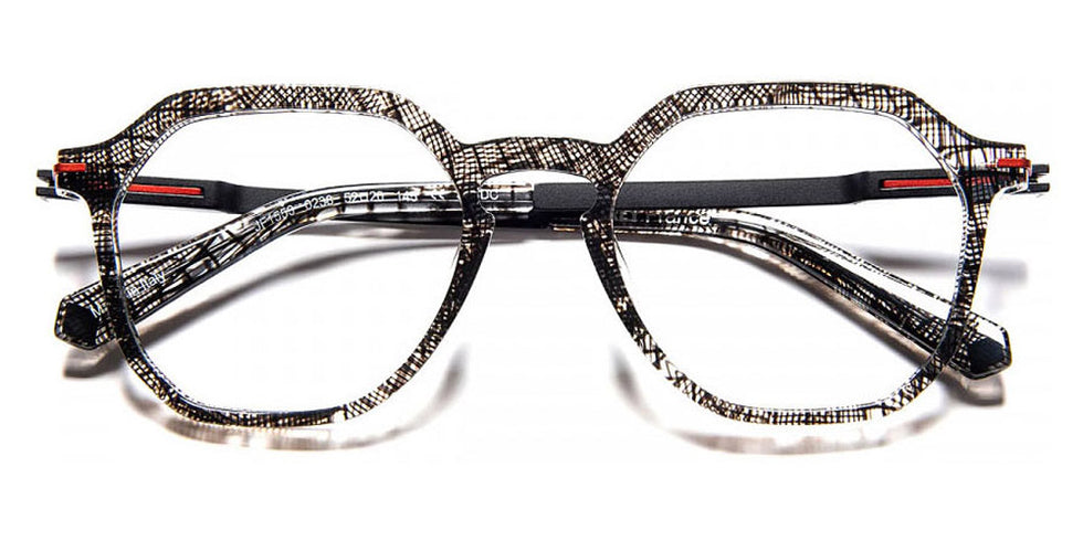 J.F. Rey® JF1553 JFR JF1553 0238 52 - 0238 Gray/Red Eyeglasses