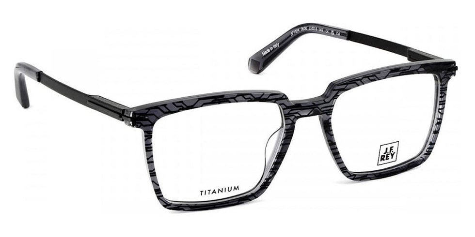 J.F. Rey® JF1554 JFR JF1554 0600 53 - 0600 Gray/Black Eyeglasses