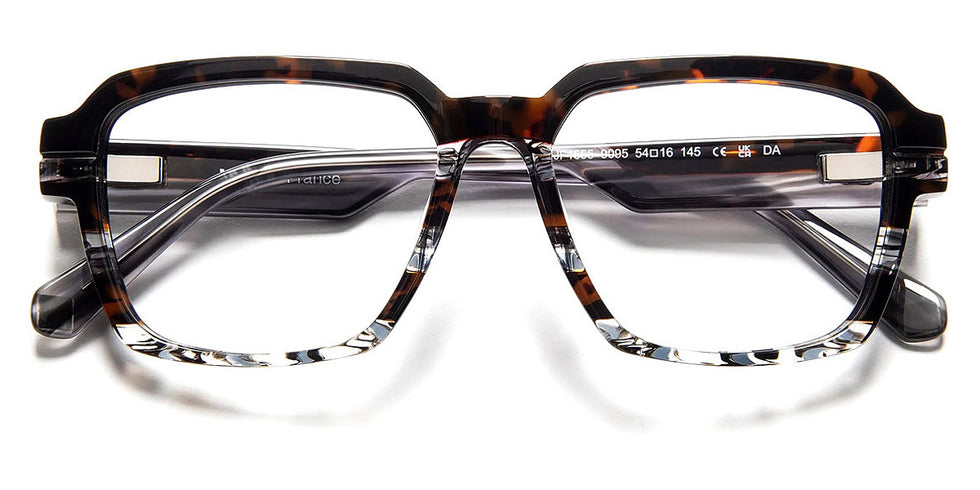 J.F. Rey® JF1555 JFR JF1555 9095 54 - 9095 Demi/Stripe Gray Eyeglasses