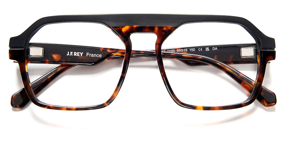 J.F. Rey® JF1557 JFR JF1557 0090 56 - 0090 Matte Black/Demi Eyeglasses