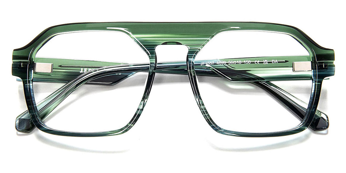 J.F. Rey® JF1557 JFR JF1557 4899 56 - 4899 Green/Stripes Green Eyeglasses